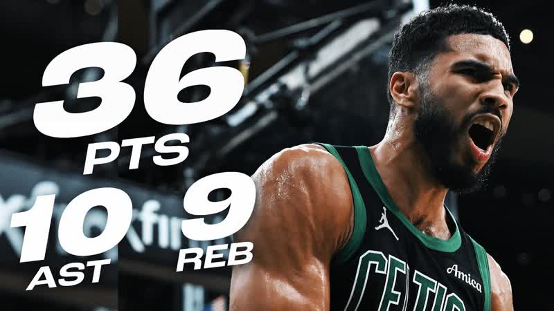 Jayson Tatums Near TRIPLE DOUBLE Performance in Brooklyn , November 13,