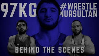 Behind the Scenes: Sadualev and 97kg at #WrestleNurSultan