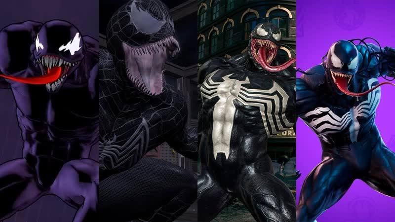 Эволюция Венома в видеоиграх, Evolution of Venom in Games (1990