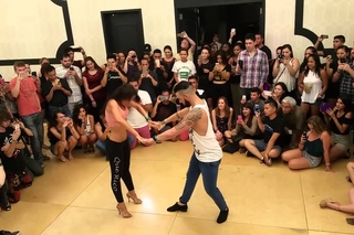 Daniel and Desiree bachata at the 2015 LA Summer Bachata Festival  (LASBF)