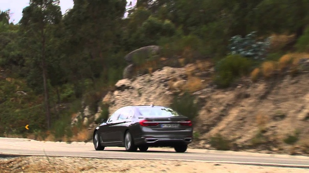 Driving the new 2016 BMW 750
