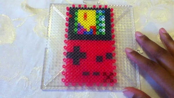 3 D Perler Bead Gameboy Color