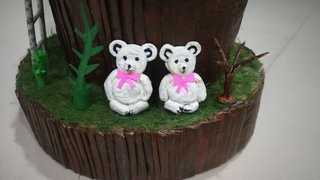 DIY Mini Teddy Bear No Sew | Making Miniature Teddy Bear | How to Make Teddy Bear with Tissue Paper