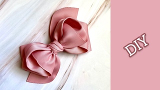 “Laço Fabulous 2” na fita  by Faby Garay | DIY | Tutorial | PAP | Bow out of ribbon video 125.
