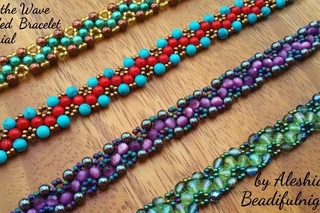 Ride the Wave Beaded Bracelet Tutorial