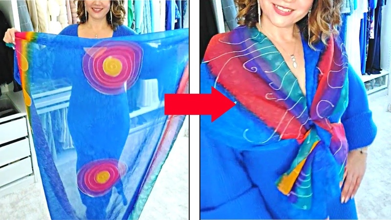 5 Аwesome Ideas to Use a Scarf as an Element of Clothing, Tips Hacks for Women,