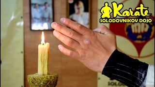 Огненная рука  | Как ниндзи тушили свечи , киокушинкай каратэ | Fire arm  kyokushikai karate