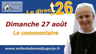 Commentaire seul du message du 25 août 2023 de Medjugorje