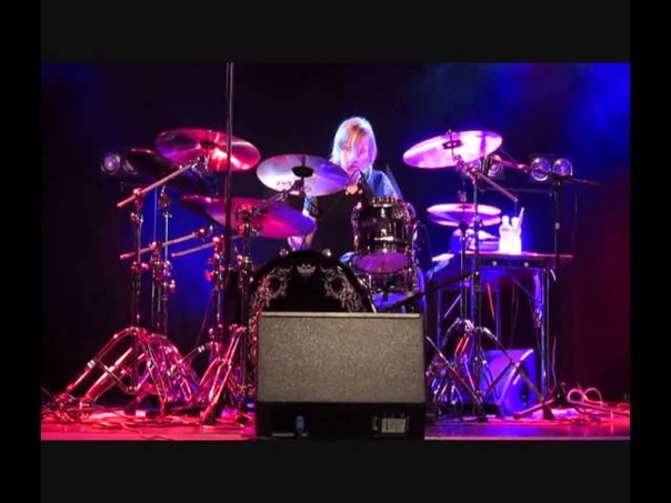 Stratovarius Rolf Pilve plays Nemesis ( Drum Clinic at Turku Rock