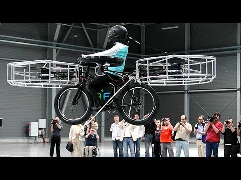 Flying electric bicycle invented in Czech