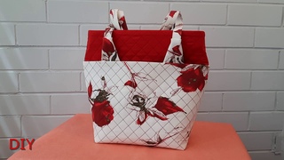 Летняя сумка из ткани своими руками. Interesting fabric bag.