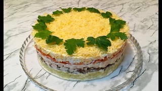 Салат Королевский / Салат с Курицей / Chicken Salad Recipe / Праздничный Салат (Очень Вкусно)