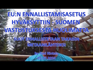 EU:n ennallistamisasetus ja Suomen suot