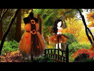 Make an Autumn or Halloween Tutu Tutorial