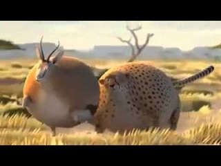 Что было бы , если бы животные ели Фаст Фуд