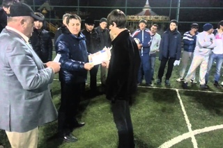 Усиша чемпионат в Каспийске по мини футболу 2013