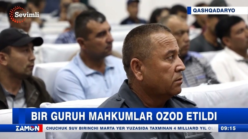 Bir guruh mahkumlar ozod