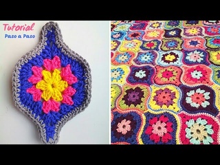 GRANNY LINTERNA MYSTICA TEJIDO A CROCHET PASO A PASO  - Mystical Lantern