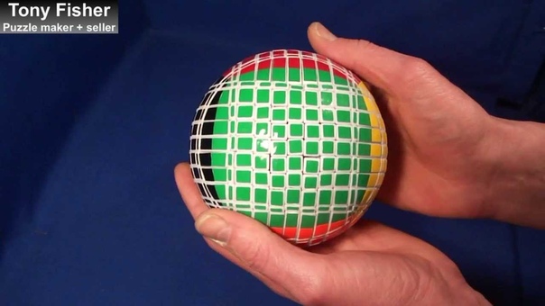 11x11x11 V Ball by Tony Fisher ( Custom made Rubiks, V Cube, Mefferts type twisty