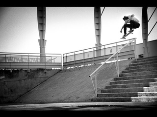 HYBRIDATION. Experimental skateboard video in b&w