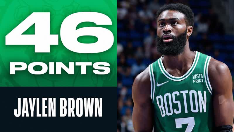 Jaylen Brown EXPLOSIVE Career High In