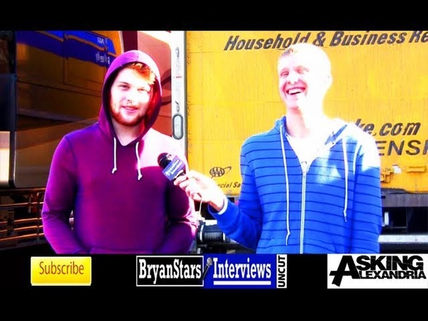 Asking Alexandria Interview Danny Worsnop and James Cassells. ) UNCUT