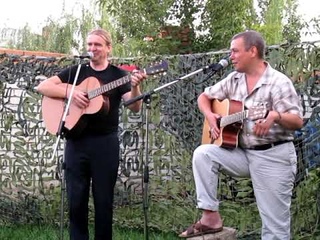 Вадим Вебер и Сергей Хайлов  На подводной лодочке