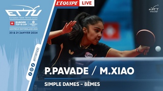 Prithika PAVADE vs Maria XIAO | TOP16 Europen | 8mes