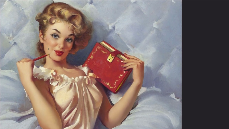 Xzendor7 Photo Retouching Of Pin Up Girl Illustration Thinking Of You Using Affinity Photo