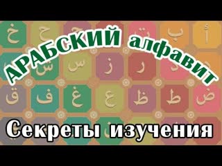Арабские буквы и алфавит. Простой и Надежный Секрет Изучения!