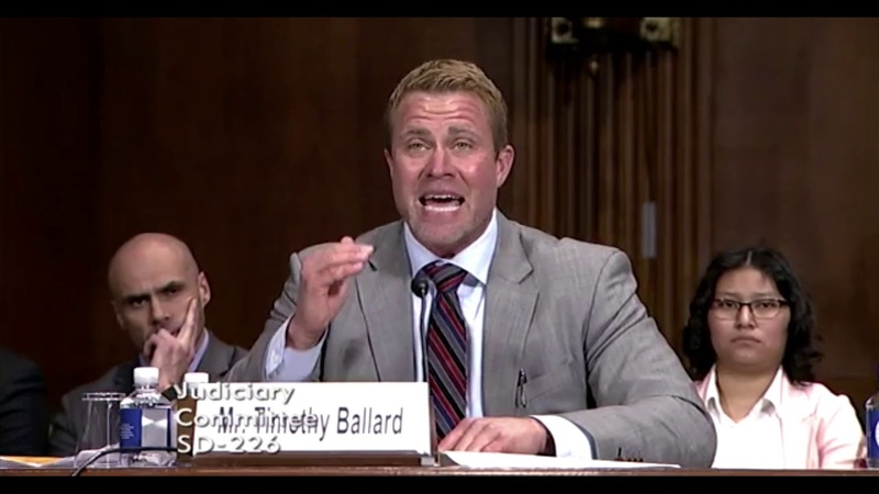 Tim Ballard Senate Judiciary Committee March 6th,