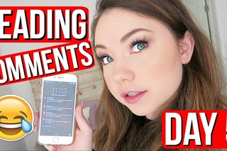READING COMMENTS! Vlogmas Day 5 | Meredith Foster