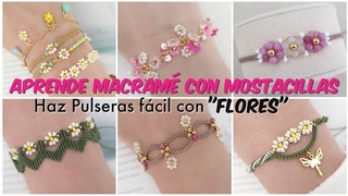 PULSERAS FÁCIL CON NUDOS BASICOS | PULSERAS EN MACRAMÉ PARA PRINCIPIANTES #diymacrame #diypulseras