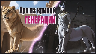 Рисую иллюстрацию с использованием нейросети