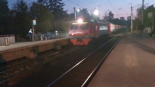 Бывший Спутник! Электропоезд ЭД4М-0285
