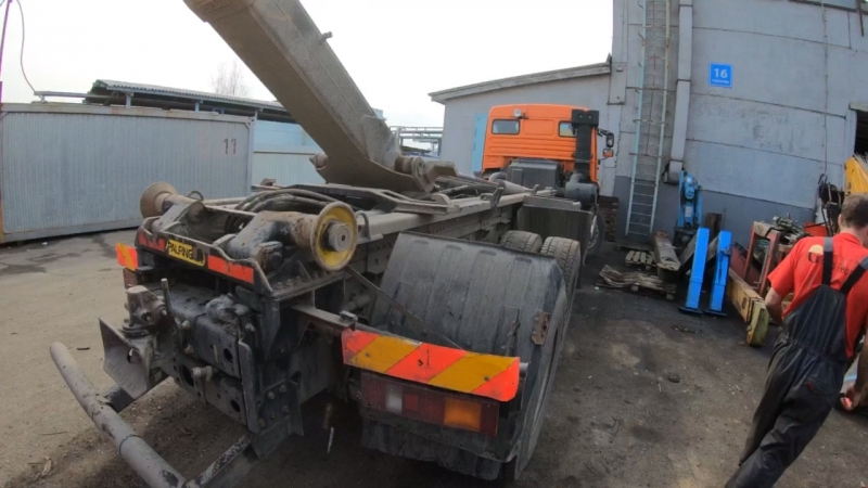 Система мультилифт Palfinger PH T20 Pi. Анализ аварийного изгиба