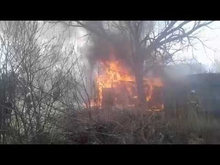 Пожар в гаражах Озерск апрель 2019