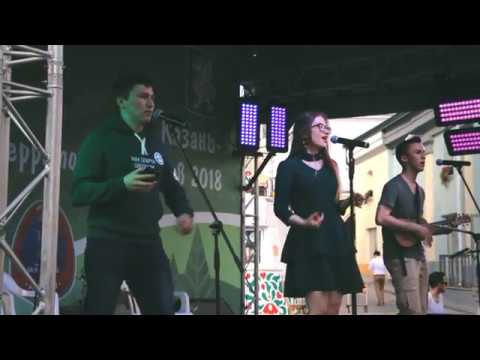 Counting Stars+ Radioactive Trio Shaymi ( Live on Bauman st. in