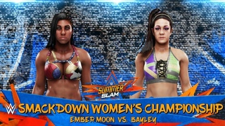 WWE2k19. Прогнозы  SummerSlam 2019: Ember Moon vs. Bayley(c).