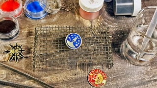 First try to make hard enamel pin