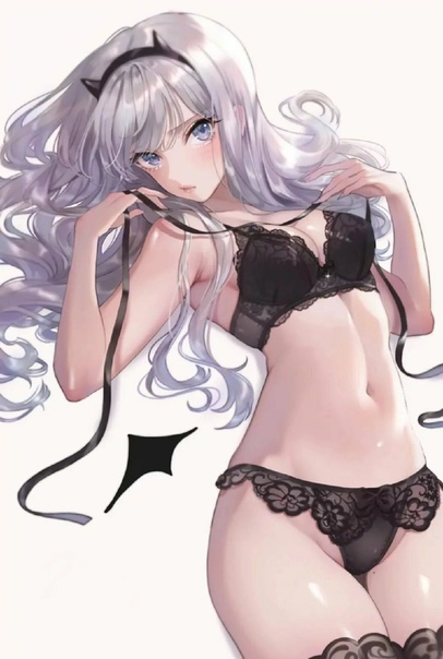 Anime girls in lingerie
