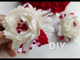 ЦВЕТЫ из ФОАМИРАНА 🎀НОВЫЕ ИДЕИ 🌸🌸🌸