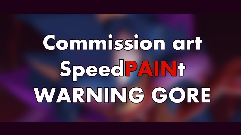 Maniac the hedgehog Speed PAINt Commission art WARNING