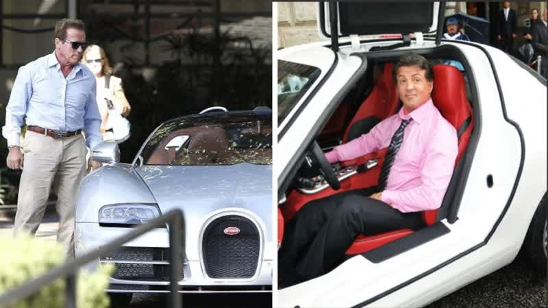 SCHWARZENEGGER VS. STALLONE PERSONAL CAR