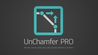 3DSMAX - UnChamfer Pro (revert chamfered models to their original shape)