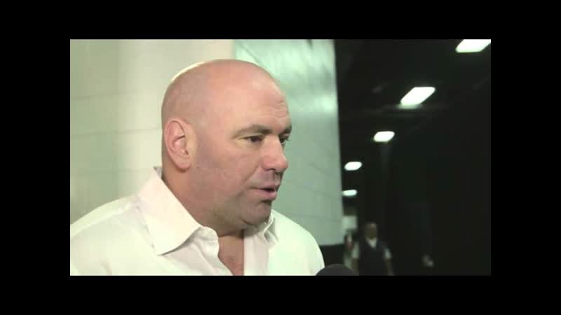 Fight Night Boston: Dana White Backstage