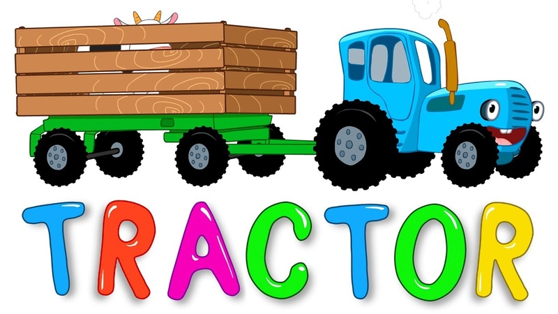 THE BLUE TRACTOR, IN THE FIELDS, Nursery rhymes and kids