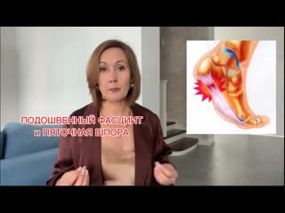 Подошвенный фасциит и пяточная шпора.