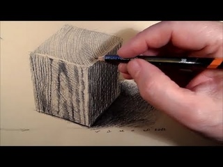 Wooden Cube, How to Draw a Cube, Pencil