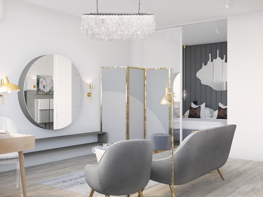 Проект квартиры для девушки.